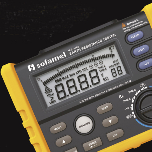 The ground resistance meter that guarantees accurate measurements